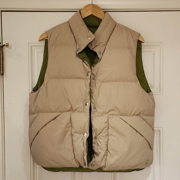Tory Burch Reversible Quilted Down Vest Small S $298 - Picture 2 of 12